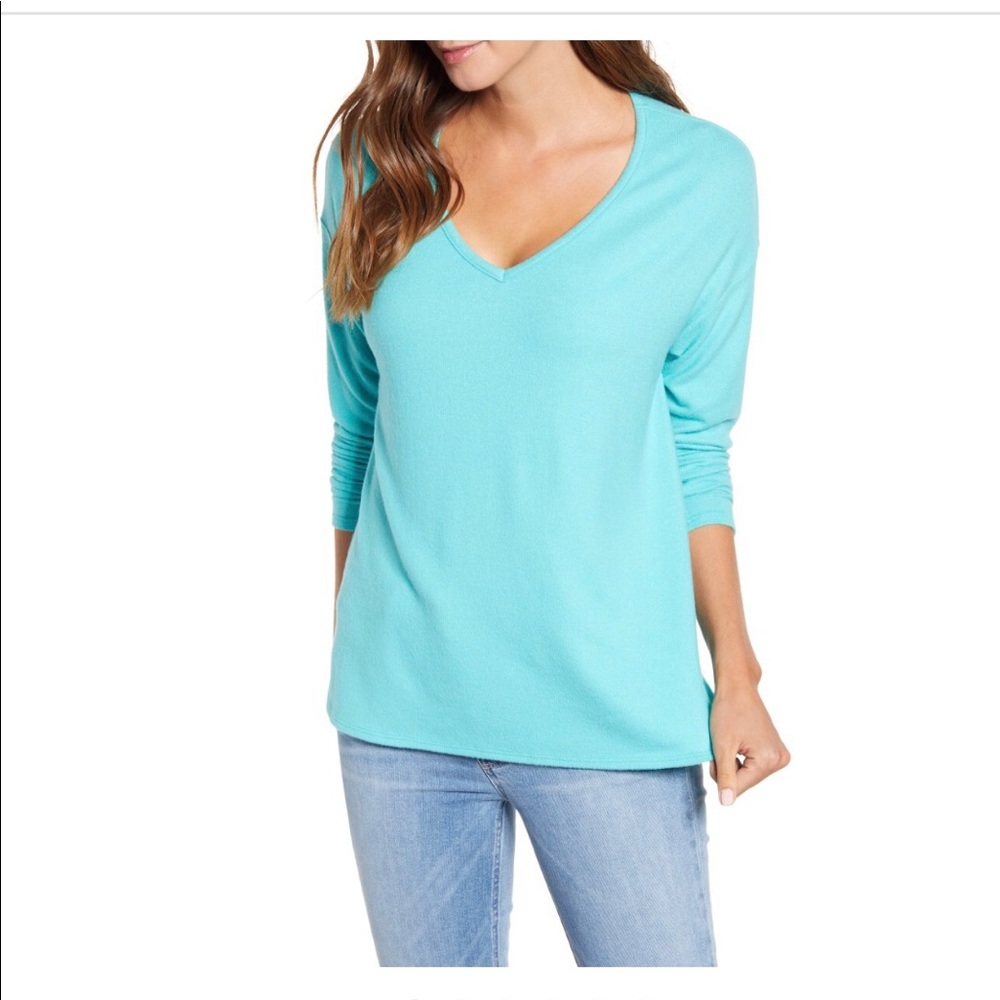 Gibson Cozy V-Neck Top